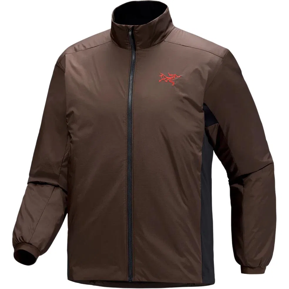 Мужская куртка-пуховик с наполнителем Atom Arcteryx, Carob Brown/Black/Dynasty Red
