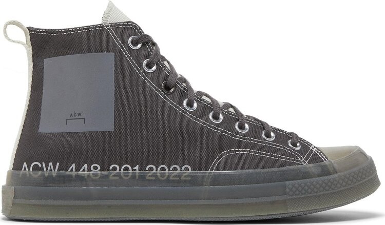 

Кроссовки Converse A-Cold-Wall* x Chuck 70 High Pavement, серый