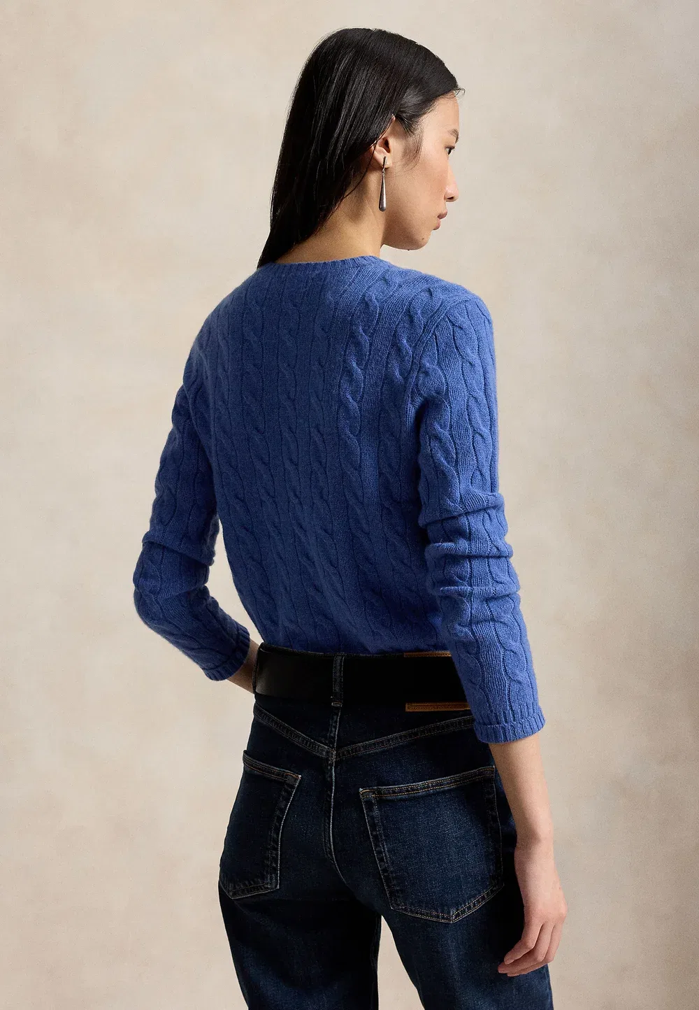 Джемпер с длинным рукавом «Джулианна» Polo Ralph Lauren, Nimes Blue Heather — фото 3