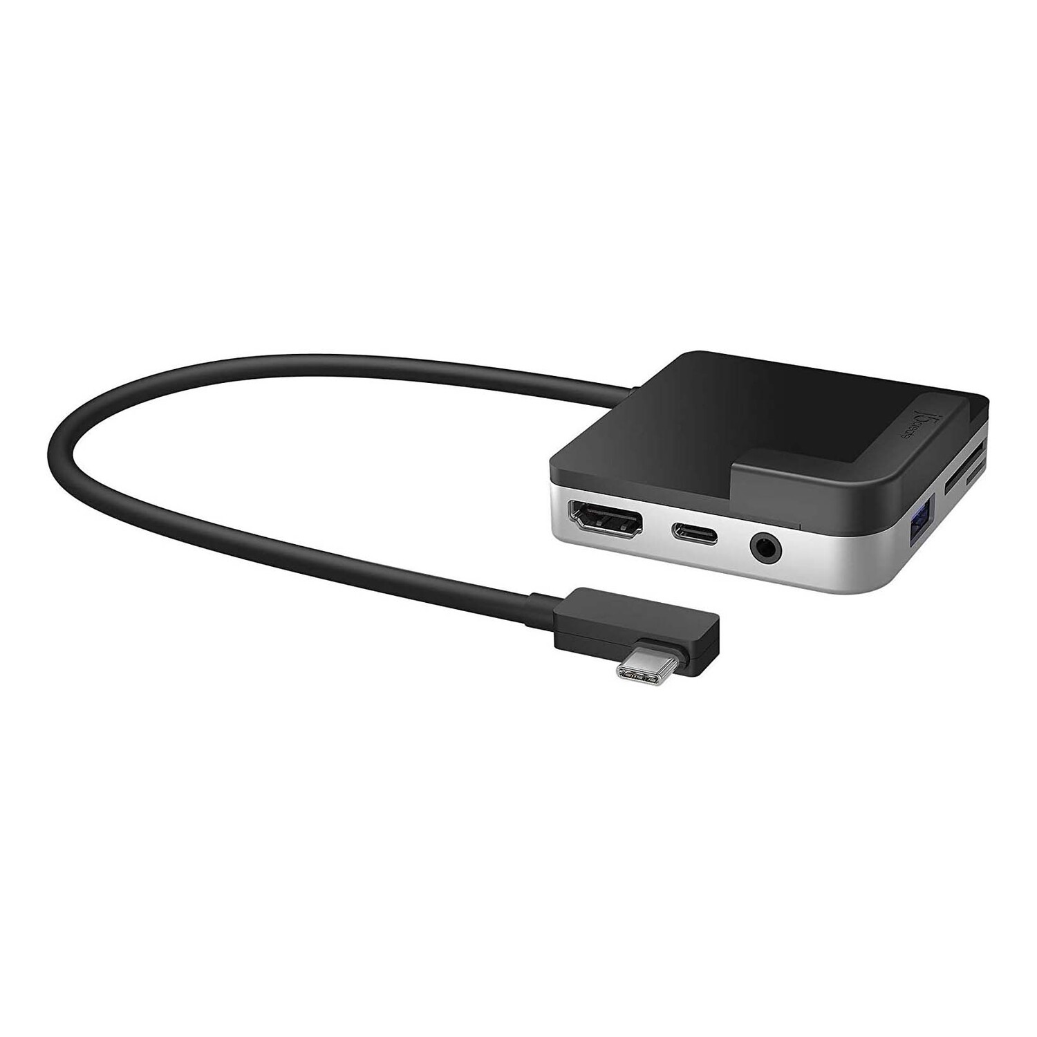 

Док-станция j5create Travel Dock USB-C для iPad Pro, черный/серебро