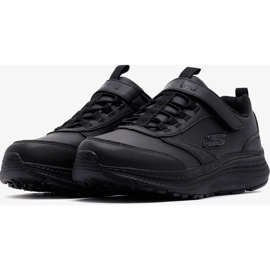 Кроссовки детские с технологией Air-Cooled Goga Mat Skechers Go Run Consistent 2.0, Черный — фото 3