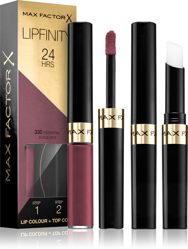

Двухфазная стойкая помада Max Factor Lipfinity Lip Colour 24H, 330 Essential Burgundy