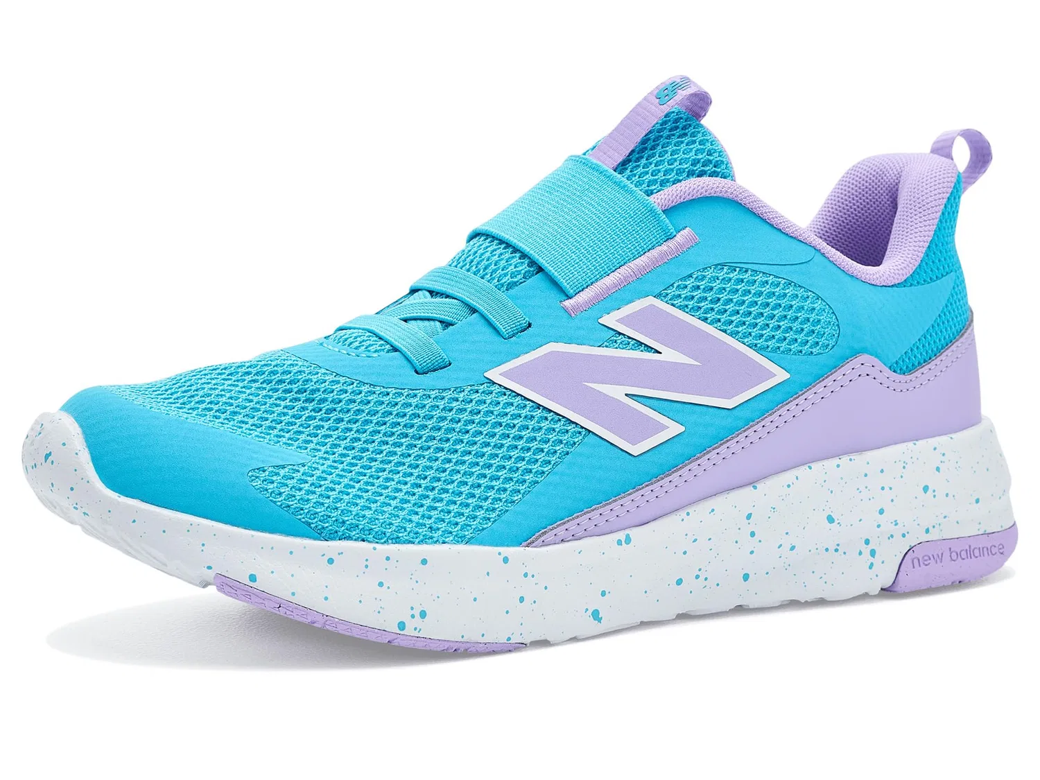 Кроссовки 468 Slip-On (для маленьких детей) New Balance Kids, Blue Glaze/Lilac Glo — фото 2