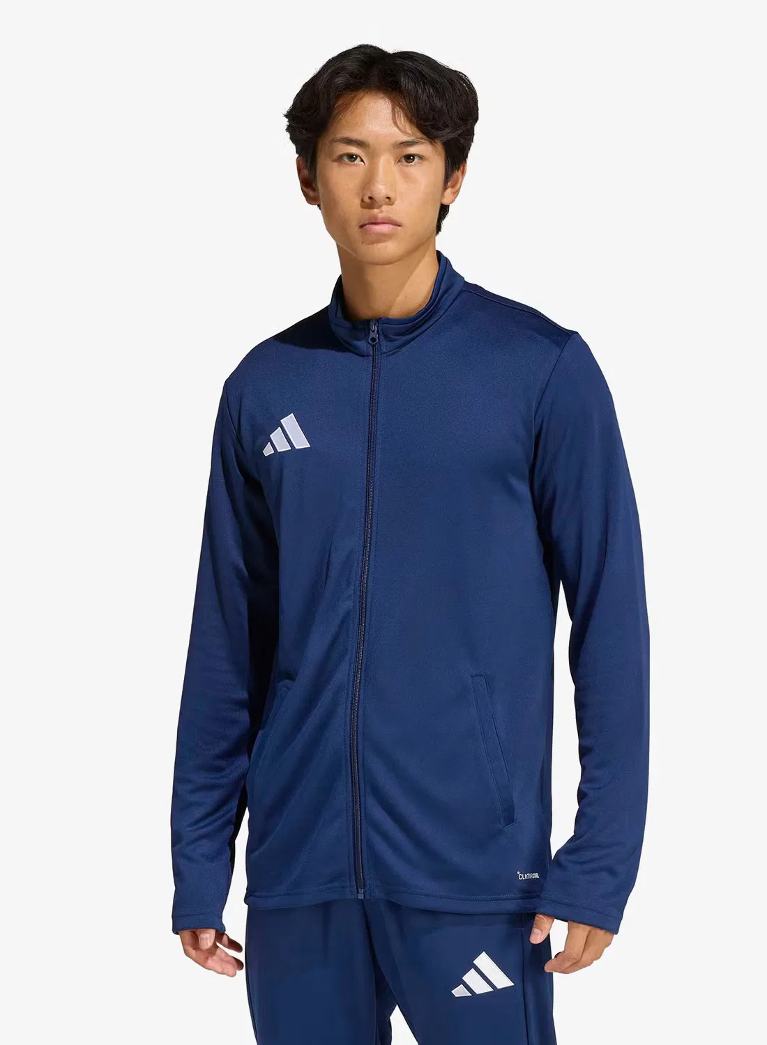 Худи на молнии Ent26 tk jkt Adidas, темно-синий