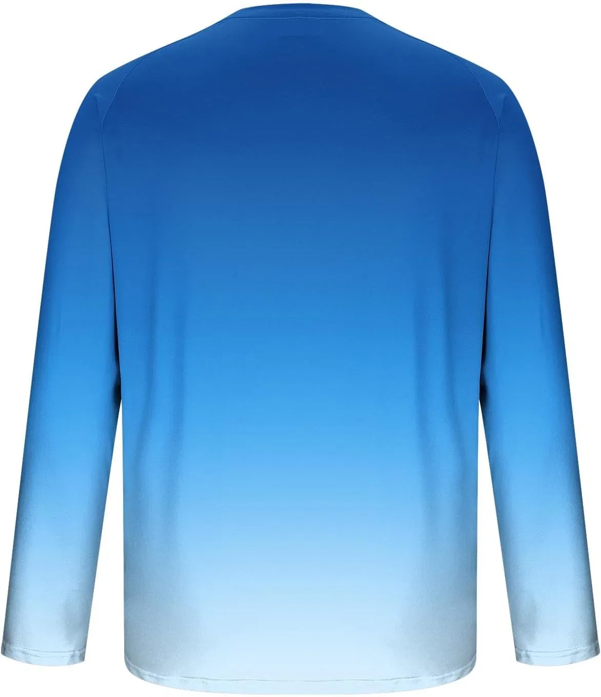Мужская футболка с длинным рукавом градиент Regular Fit, Blue — фото 4