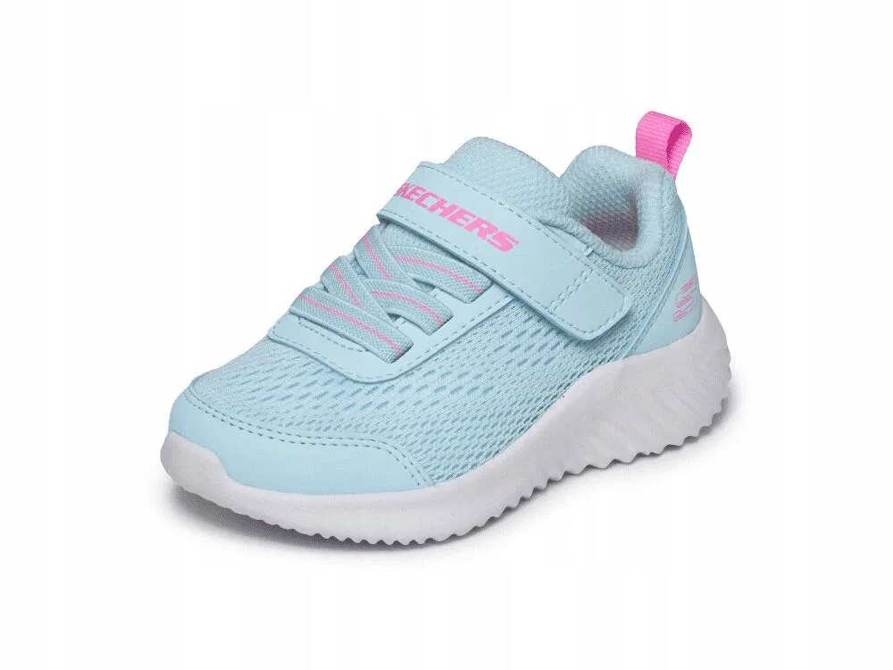 Детские спортивные кроссовки на липучке Skechers, BLAU — фото 4