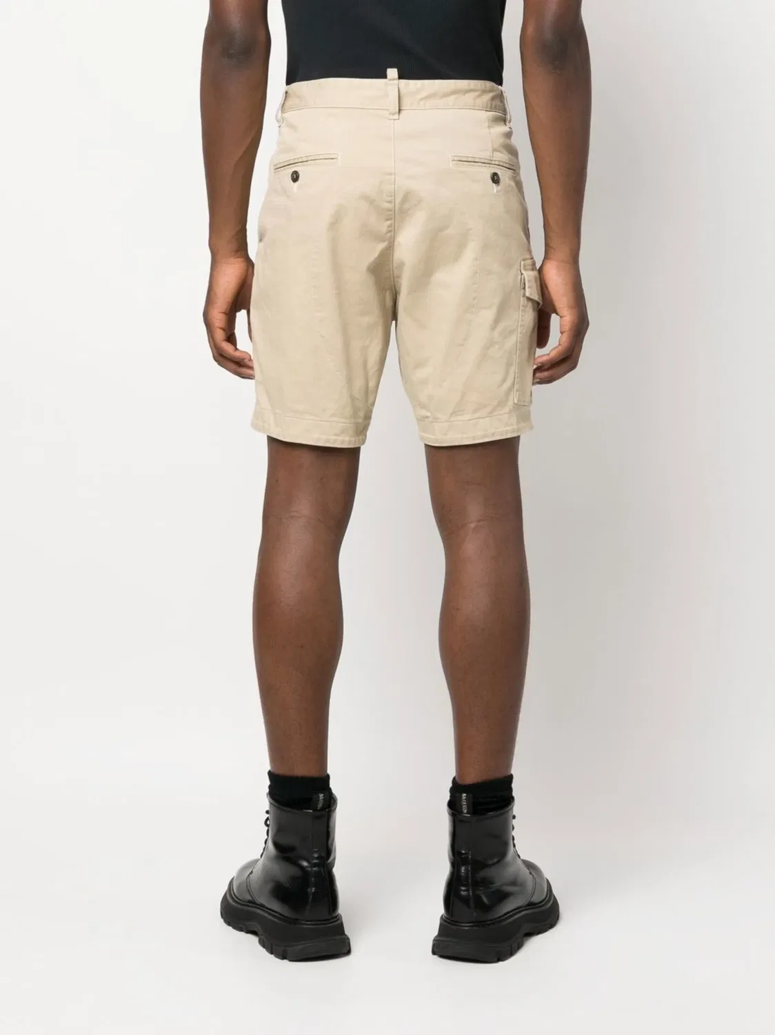 Шорты Chino с логотипом и ярлыком DSQUARED2, песочный — фото 4