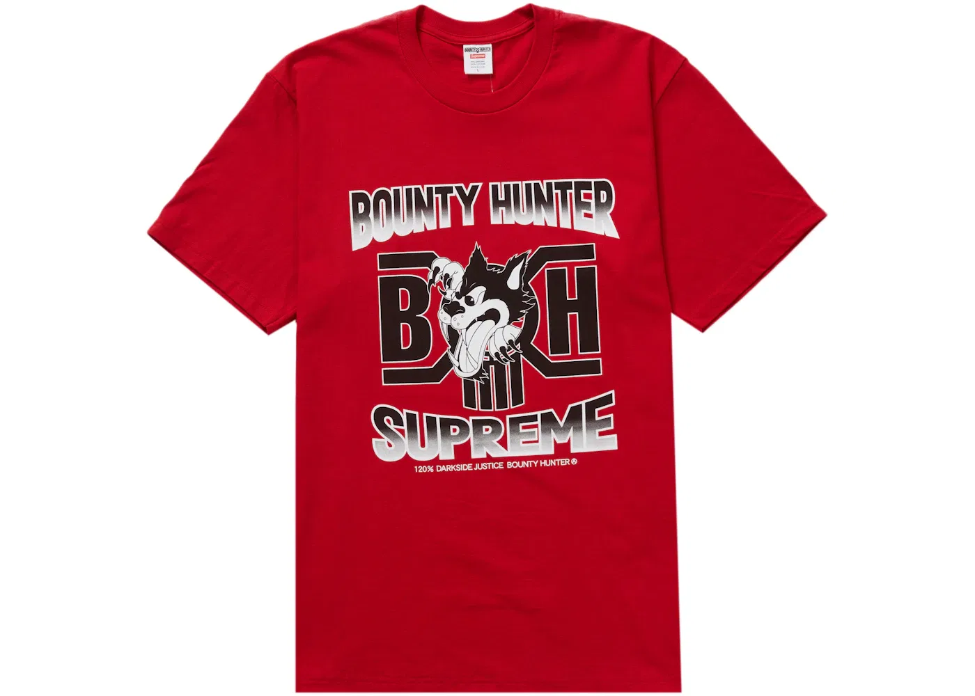 Мужская футболка с принтом Bounty Hunter Wolf Supreme, Red