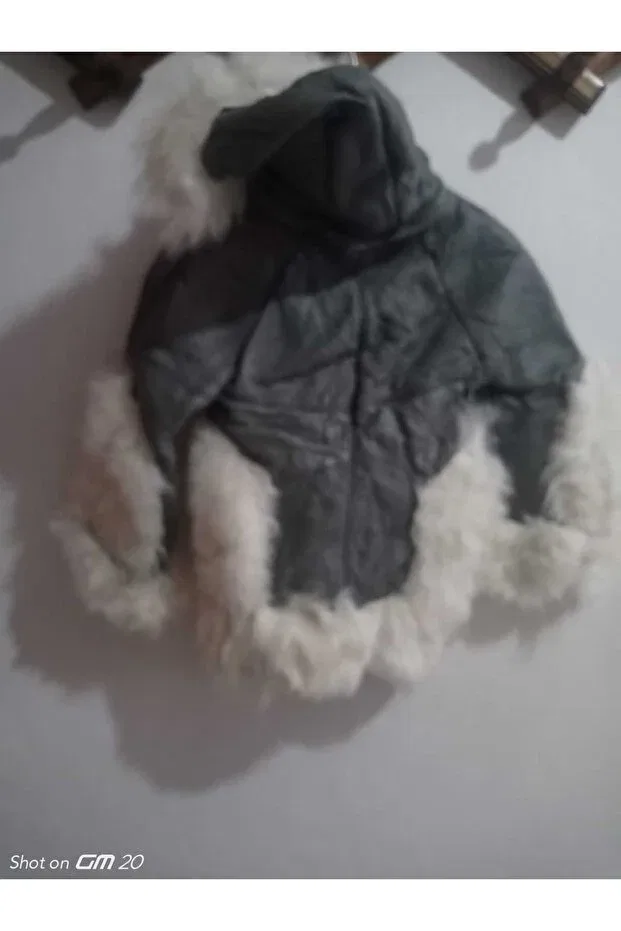 Детское зимнее пальто для девочек с капюшоном Inner Fur Baby Hooded Zippered Coat Hoaryage, Gray — фото 2