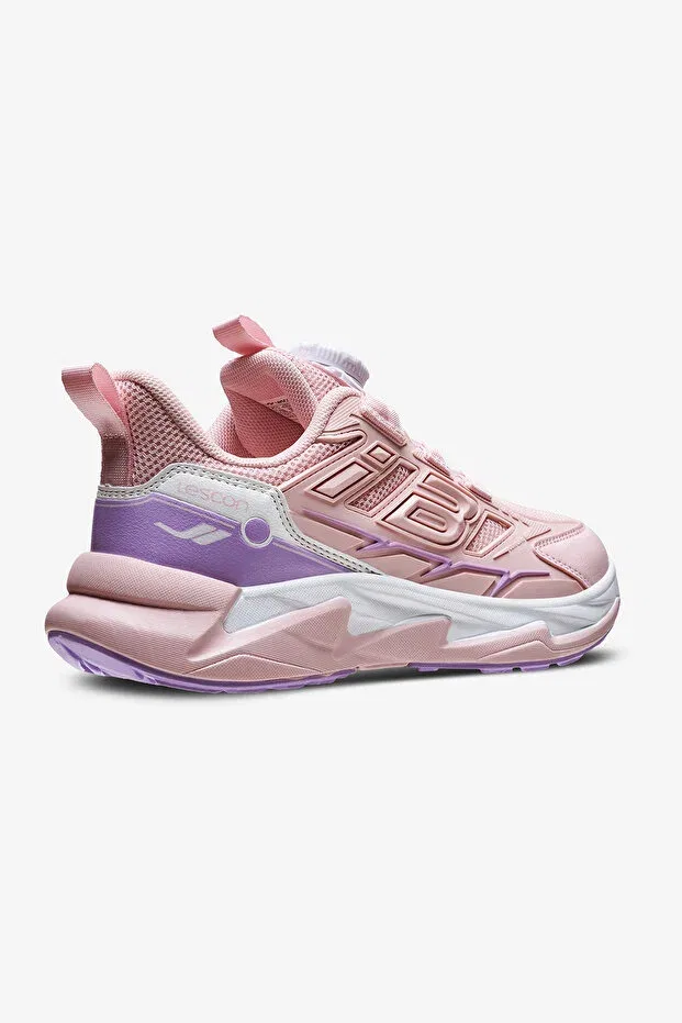 Детские спортивные кроссовки для девочек с принтом Lescon, Pink — фото 4