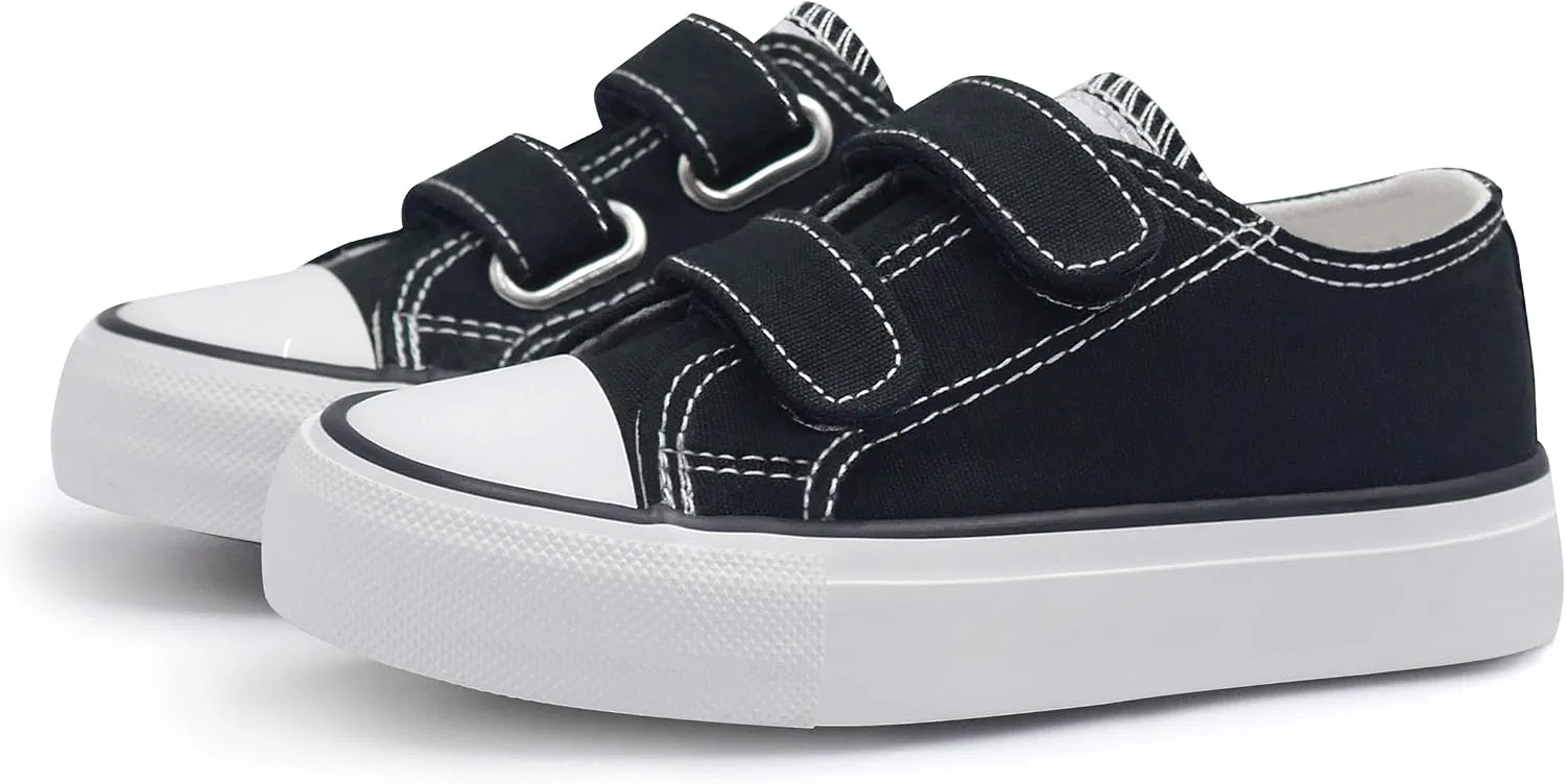 Детские кеды на липучках ANTLULU, Black