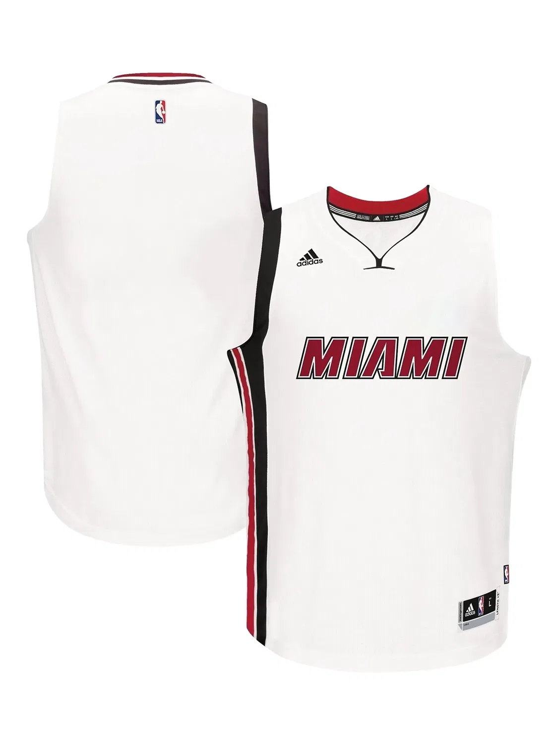 Майка Swingman Miami Heat Adidas, белый — фото 2