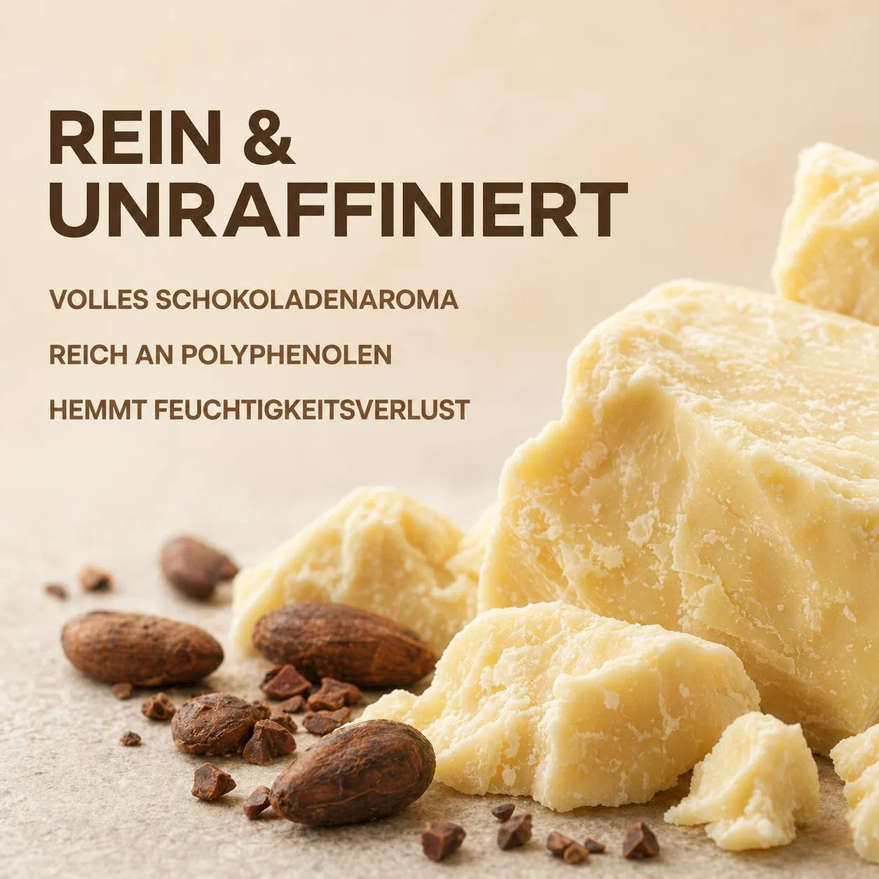 Боди баттер Kakaobutter Unraffiniert GiDeli, 10 кг — фото 3