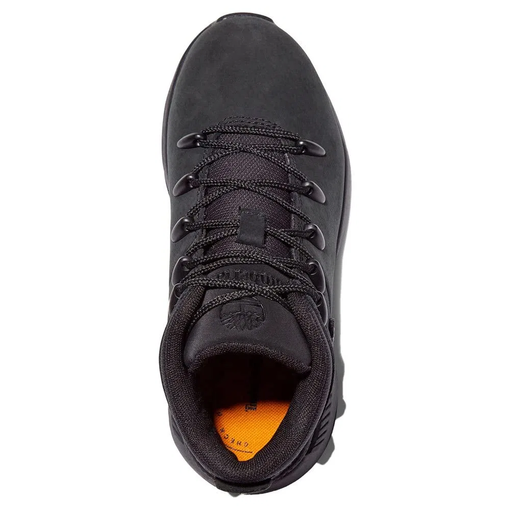 Детские ботинки для мальчиков с закрытым носком Sprint Trekker Mid Timberland, Black — фото 4