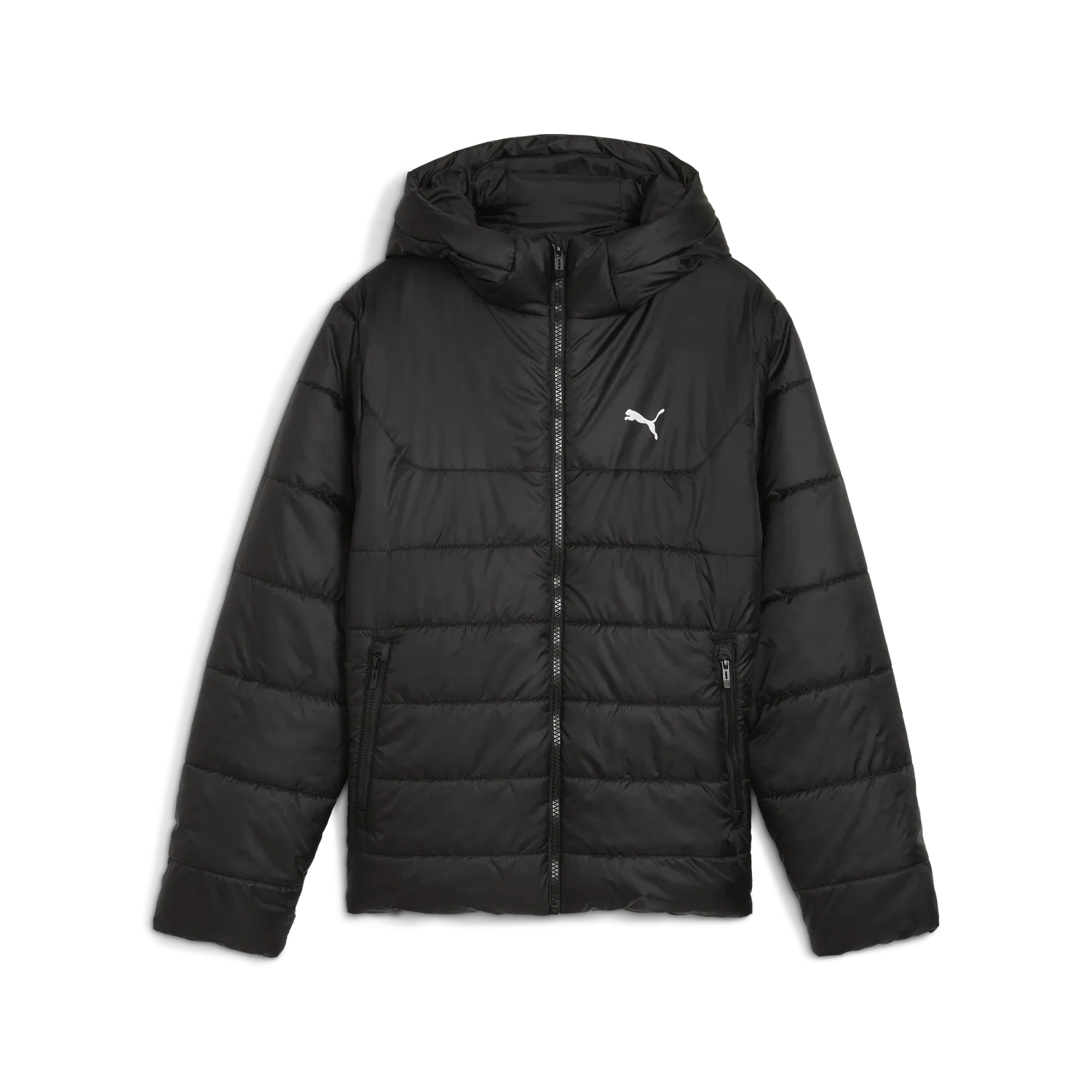 Детская куртка с капюшоном PUMA, черный