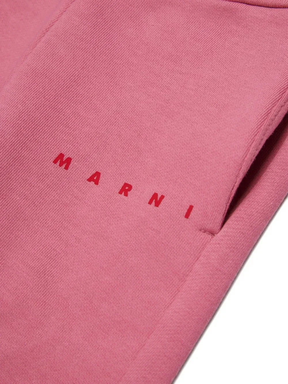 Брюки с логотипом Marni Kids, розовый — фото 4