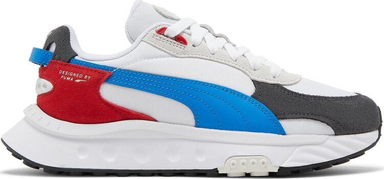 

Кроссовки Puma Wild Rider Rollin Jr Ebony White, белый