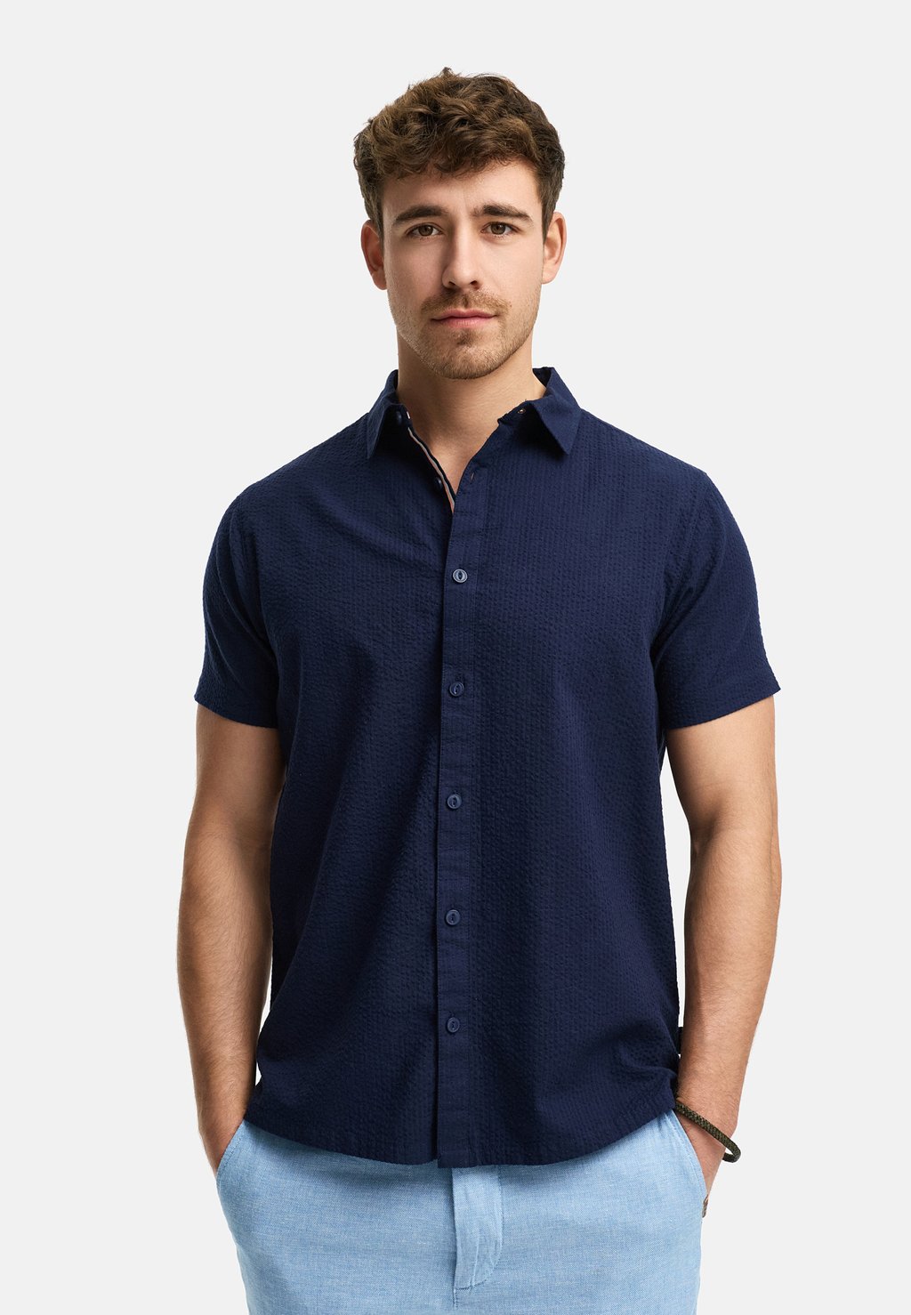 

Рубашка KURZARM INDICODE JEANS, темно-синий