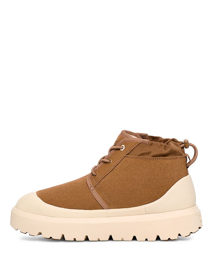 Мужские ботинки UGG Neumel Weather замшевые с резиновой подошвой, коричневый — фото 3