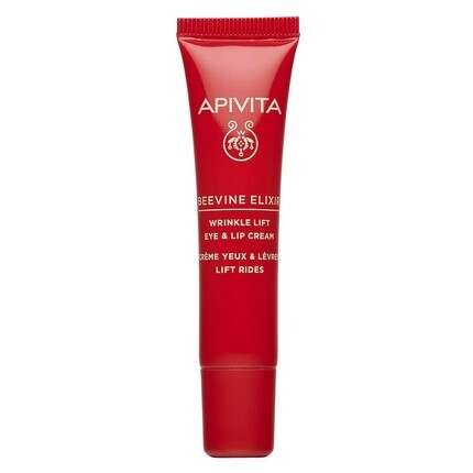

Apivita Beevine Elixir Крем для век и губ с лифтингом морщин с полифенолами, морскими биотехнологическими активами и ягодами годжи, 0,51 унции