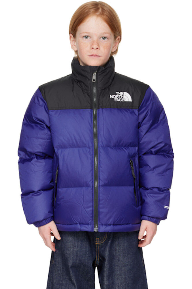 

Big Kids Blue & Black 1996 Retro Nuptse Пуховик The North Face Kids