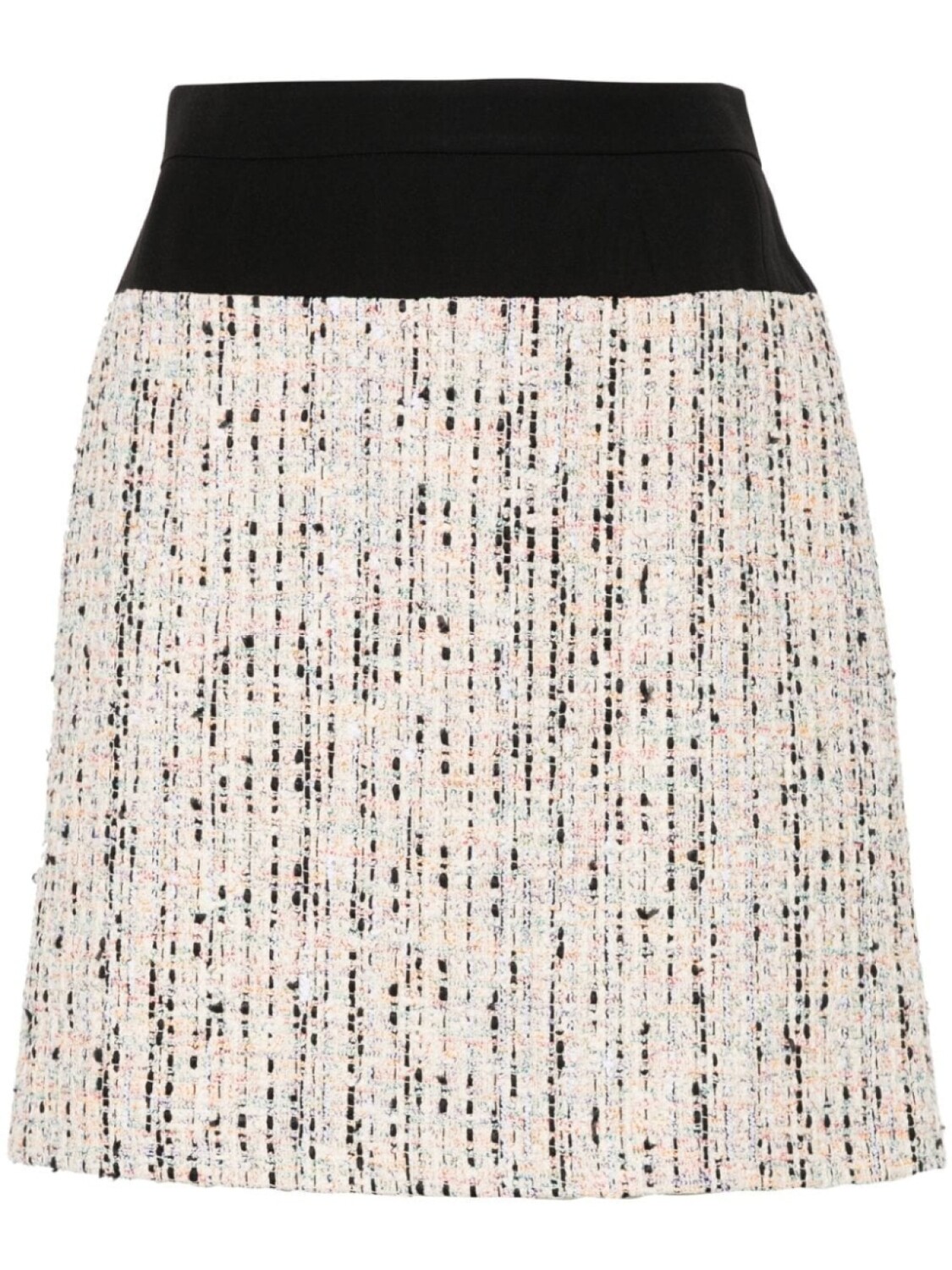 

Alexander McQueen юбка мини Hybrid Tweed, нейтральный цвет
