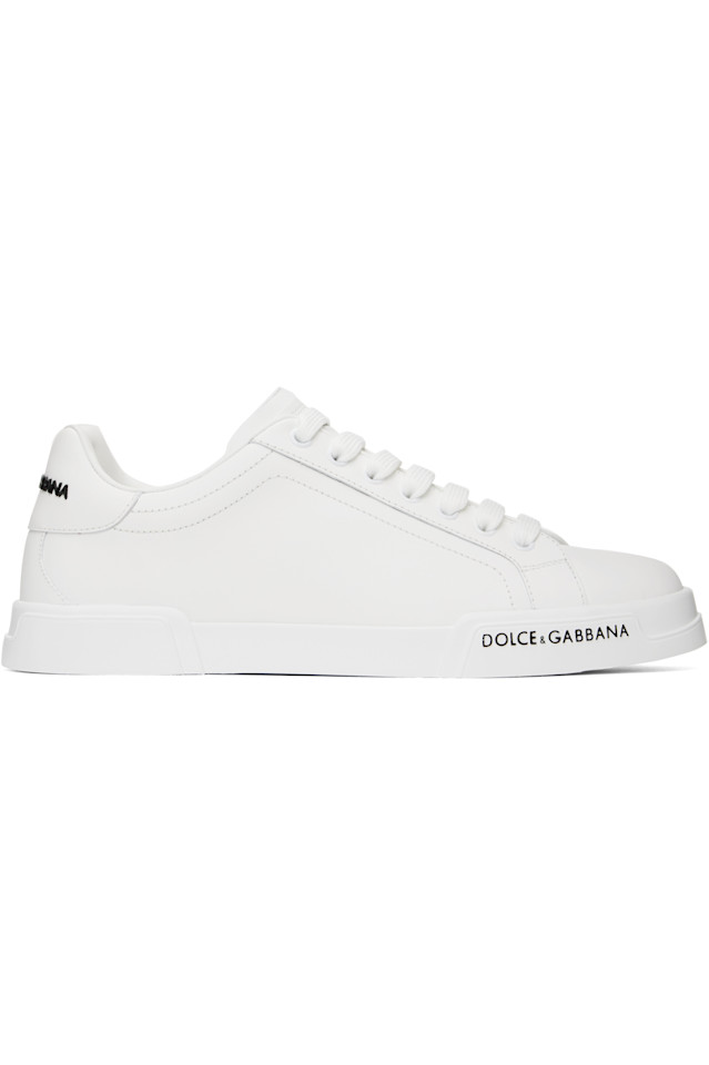 

Кроссовки Portofino из мягкой телячьей кожи наппа Dolce&Gabbana, белый