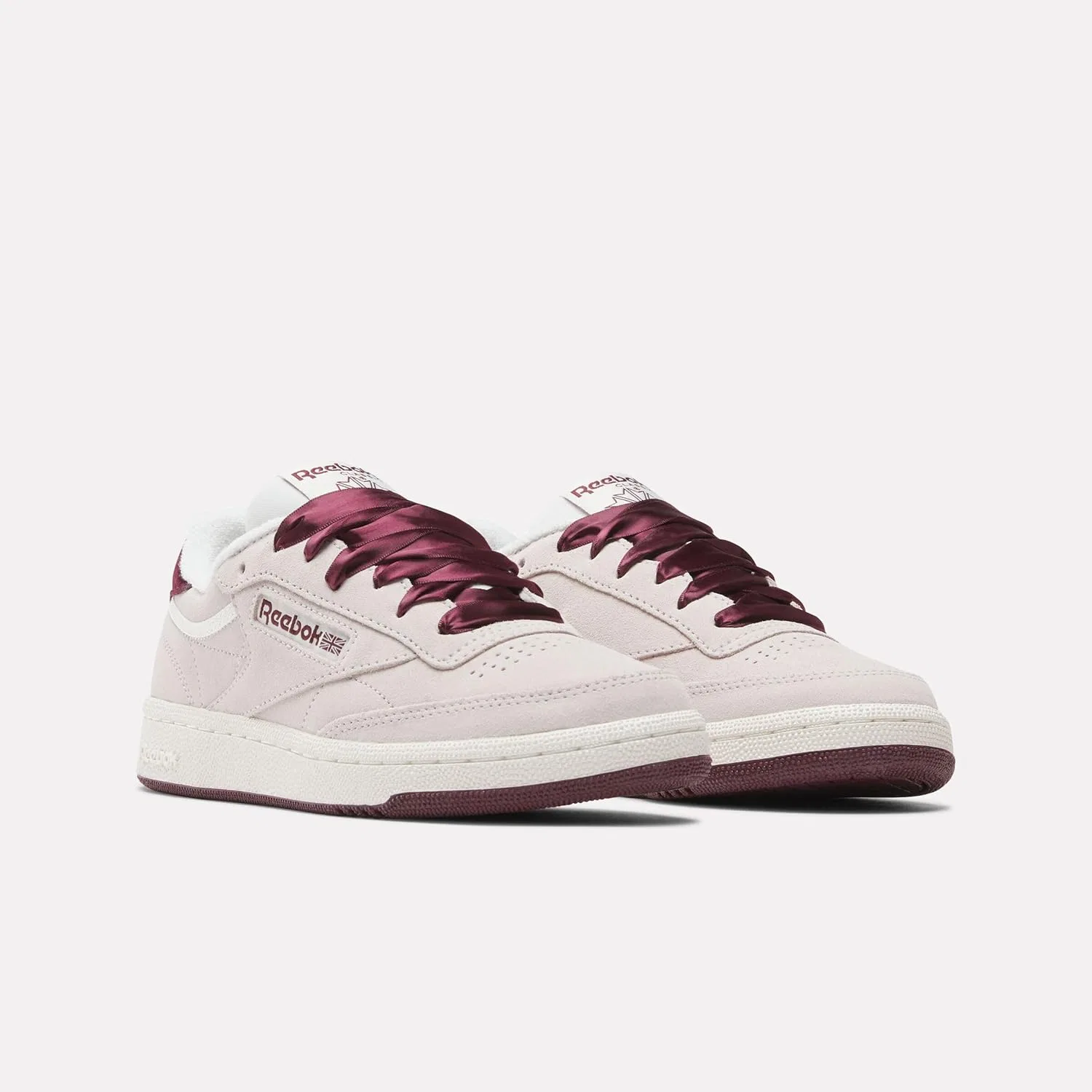 Кроссовки Reebok Workout Low, цвет Luxegrey Blackcherry Chalk — фото 2