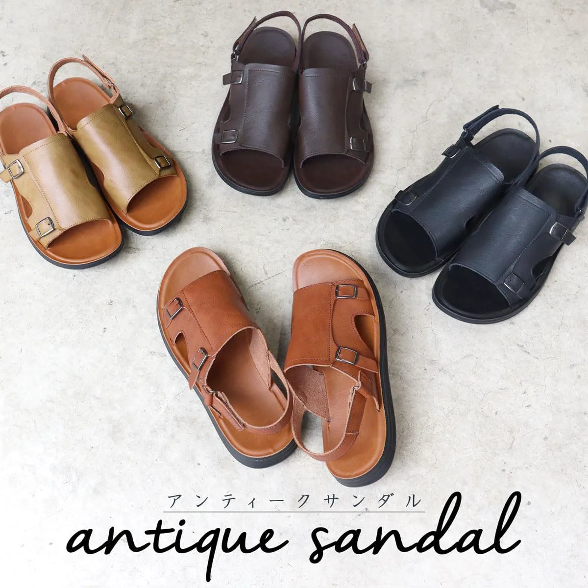 

Мужские сандалии AAA+ с ремешком на щиколотке, темно-коричневый