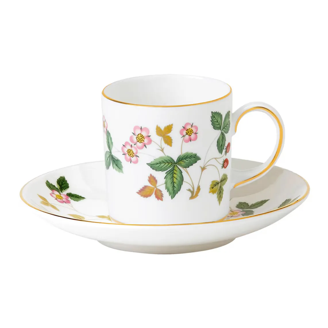 

Кофейная чашка Wild Strawb Wedgwood с блюдцем, разноцветный