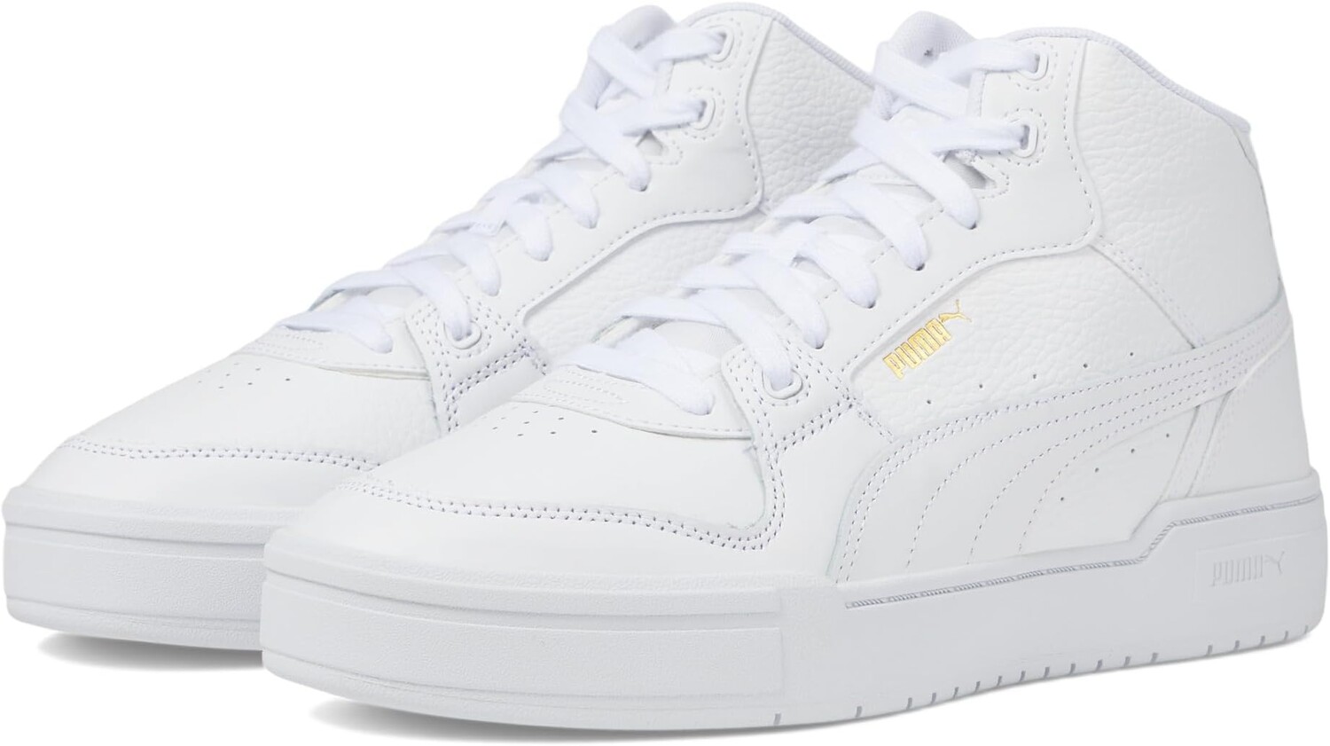 

Кроссовки PUMA California Pro Mid, цвет Puma White/Puma Team Gold