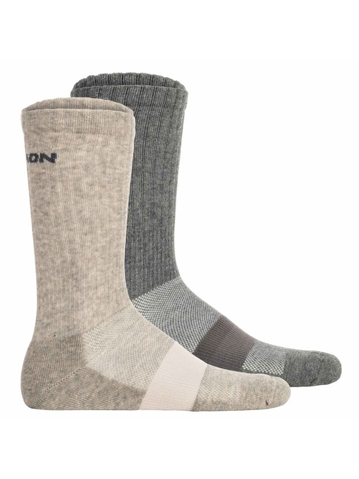 

SALOMON Носки, комплект из 2 пар, светло-серые