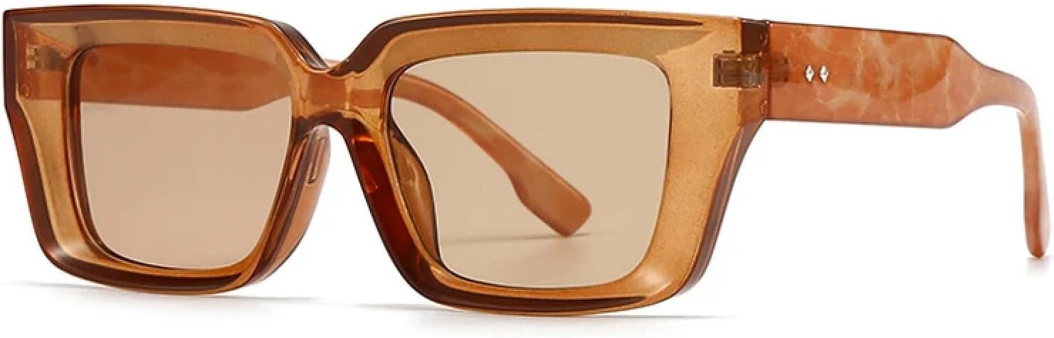 

Солнцезащитные очки с защитой от УФ-излучения UV400 для женщин и мужчин | Прозрачные градиентные линзы конфетных цветов | Для занятий спортом на открытом воздухе DSVIGF, Tea Tea