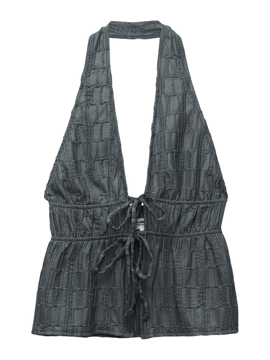 

Топ Pull&Bear Pull&Bear , Dark grey