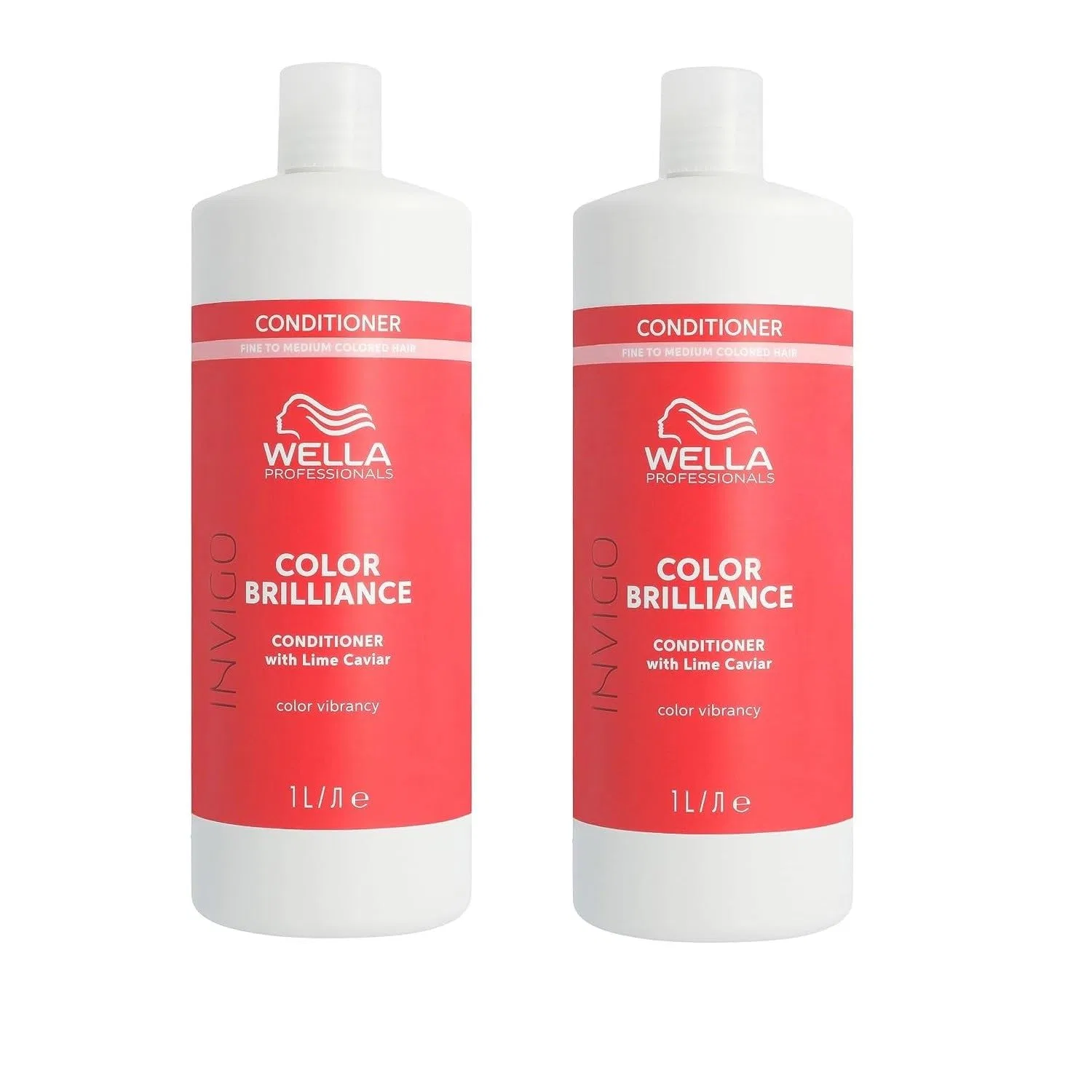 Кондиционер Wella Professionals Invigo Color Brilliance Vibrant Colour для тонких/нормальных волос, 2 x 1000 мл Wella Professionals — фото 2