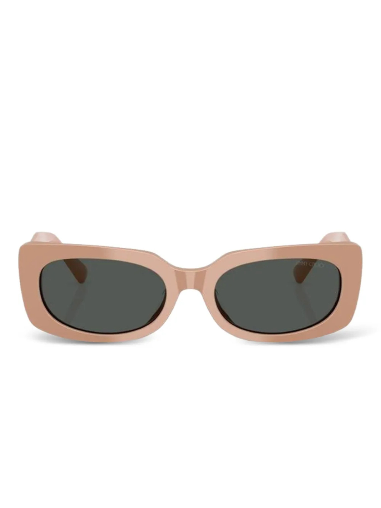 

Jimmy Choo Eyewear солнцезащитные очки в квадратной оправе, розовый