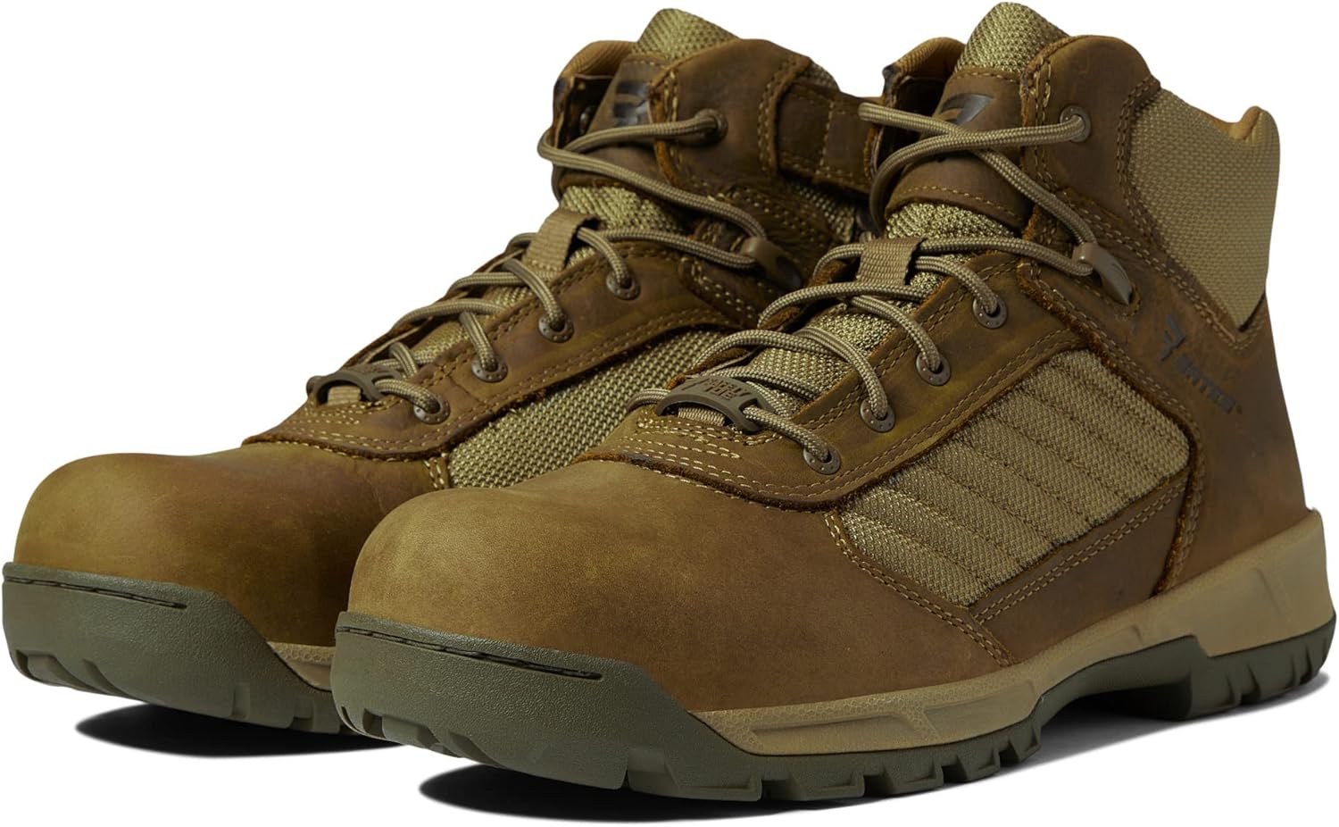 

Мужские тактические кроссовки Bates Sport 2 Mid с боковой молнией и композитным носком, Coyote Brown