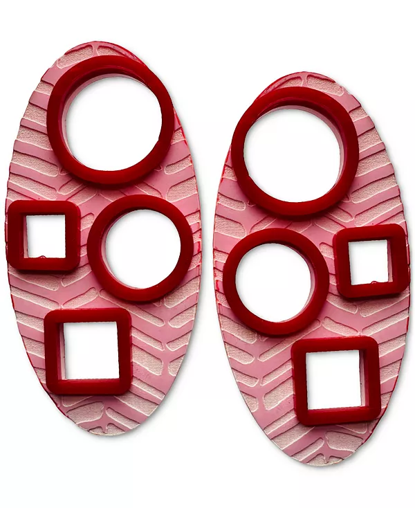 

Серьги-Гвоздики в форме ивы Swanky Designs, pink