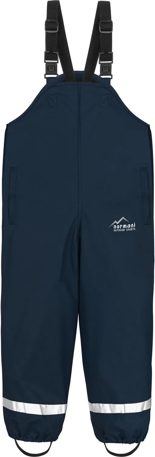 Дождевые штаны для малышей с подтяжками Normani Outdoor Sports, navy