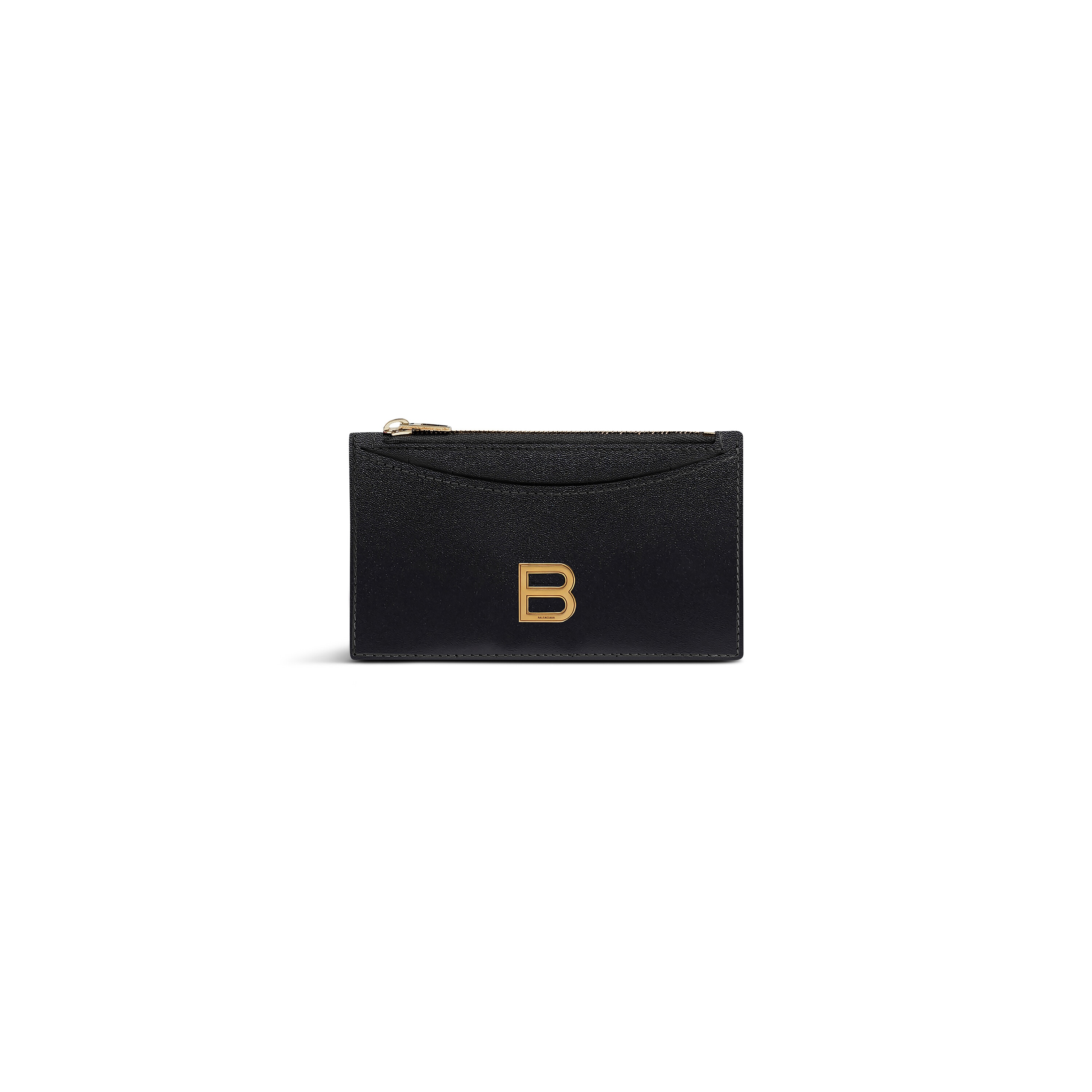 

Длинный держатель для монет и карт в форме песочных часов BALENCIAGA, черный