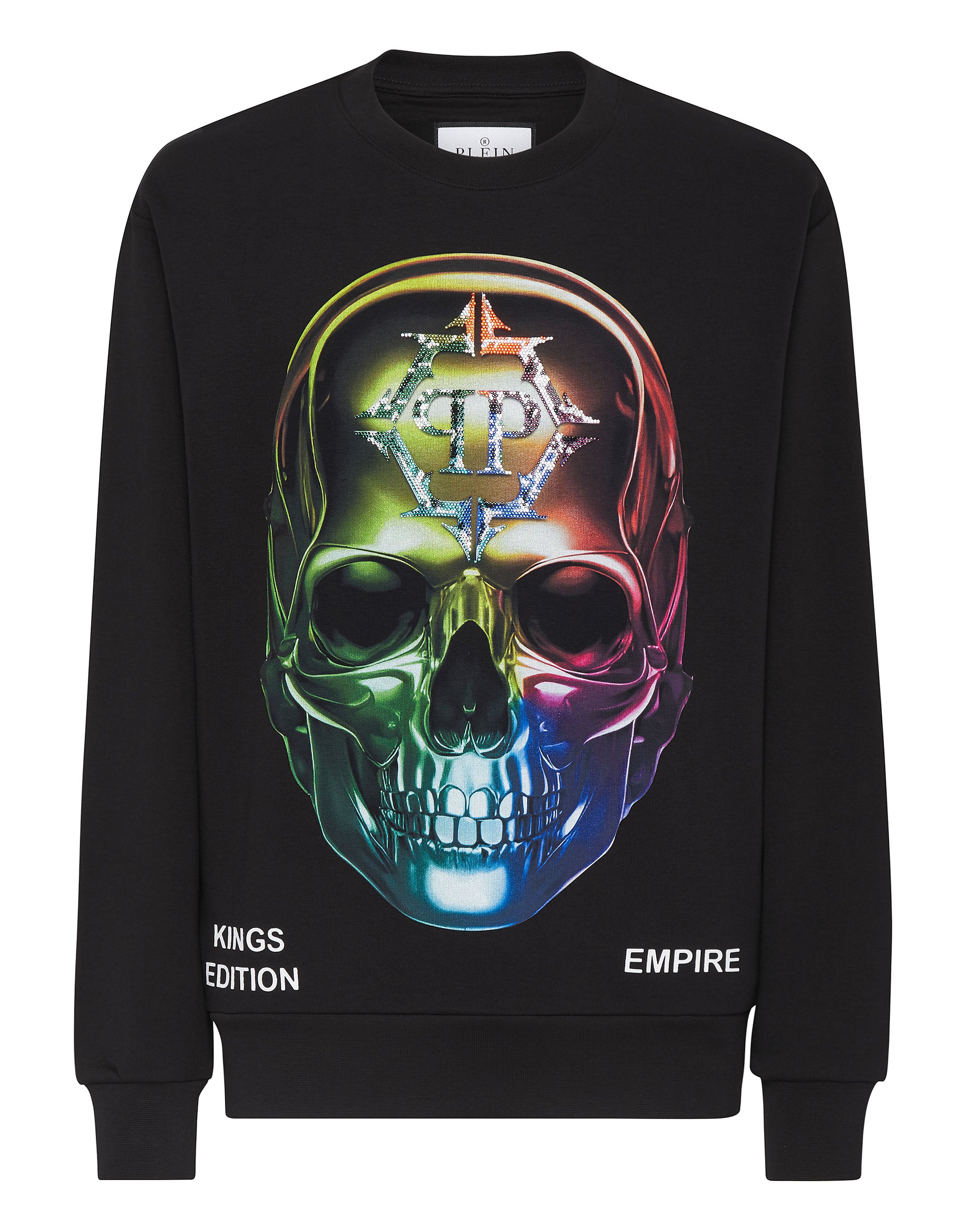 

Толстовка хром PHILIPP PLEIN, черный/мультиколор