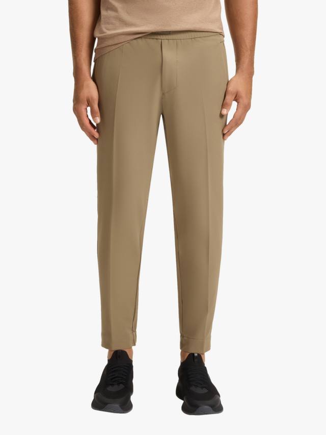 

BOSS чинос с завязками на талии и суженным кроем HUGO BOSS, Beige