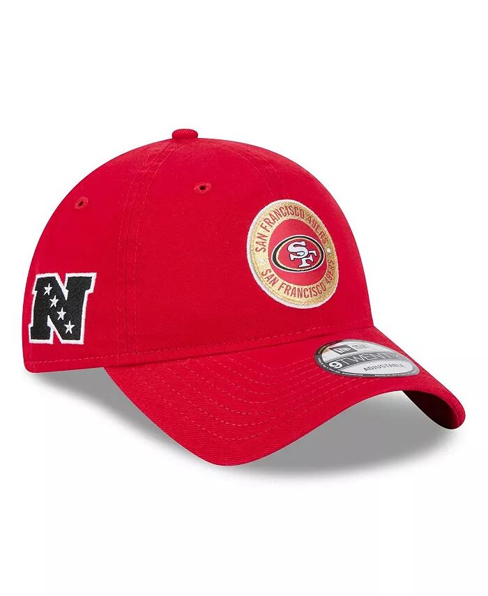 

Мужская бейсболка Scarlet San Francisco 49ers 2024 Sideline 9TWENTY Adjustable New Era