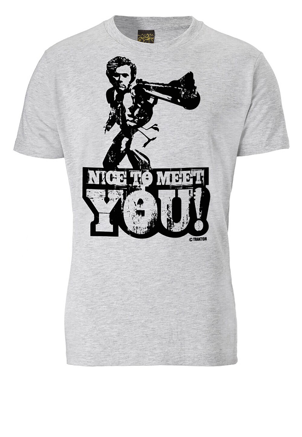 

Рубашка LOGOSHIRT Dirty Harry - Nice To Meet You, серый