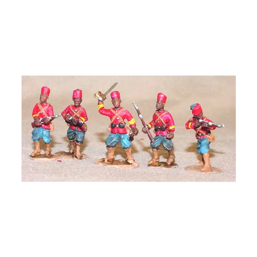 

Сенегальские спахи в спешке - смешанный комплект (28 мм), Colonial Wars Troops (28mm) (Reviresco)