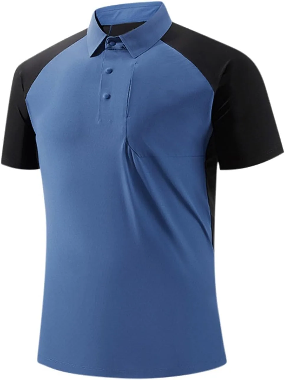 

Мужская футболка Quick Dry с коротким рукавом и цветными блоками для тренировок Dademeo