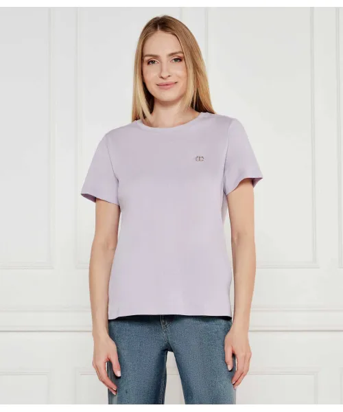 

Футболка Regular fit Twin-Set, фиолетовый