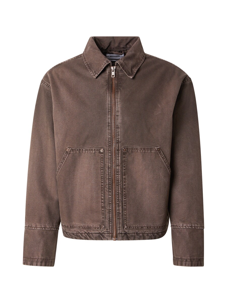 

Джинсовая куртка WEEKDAY Between-Season Jacket, коричневый