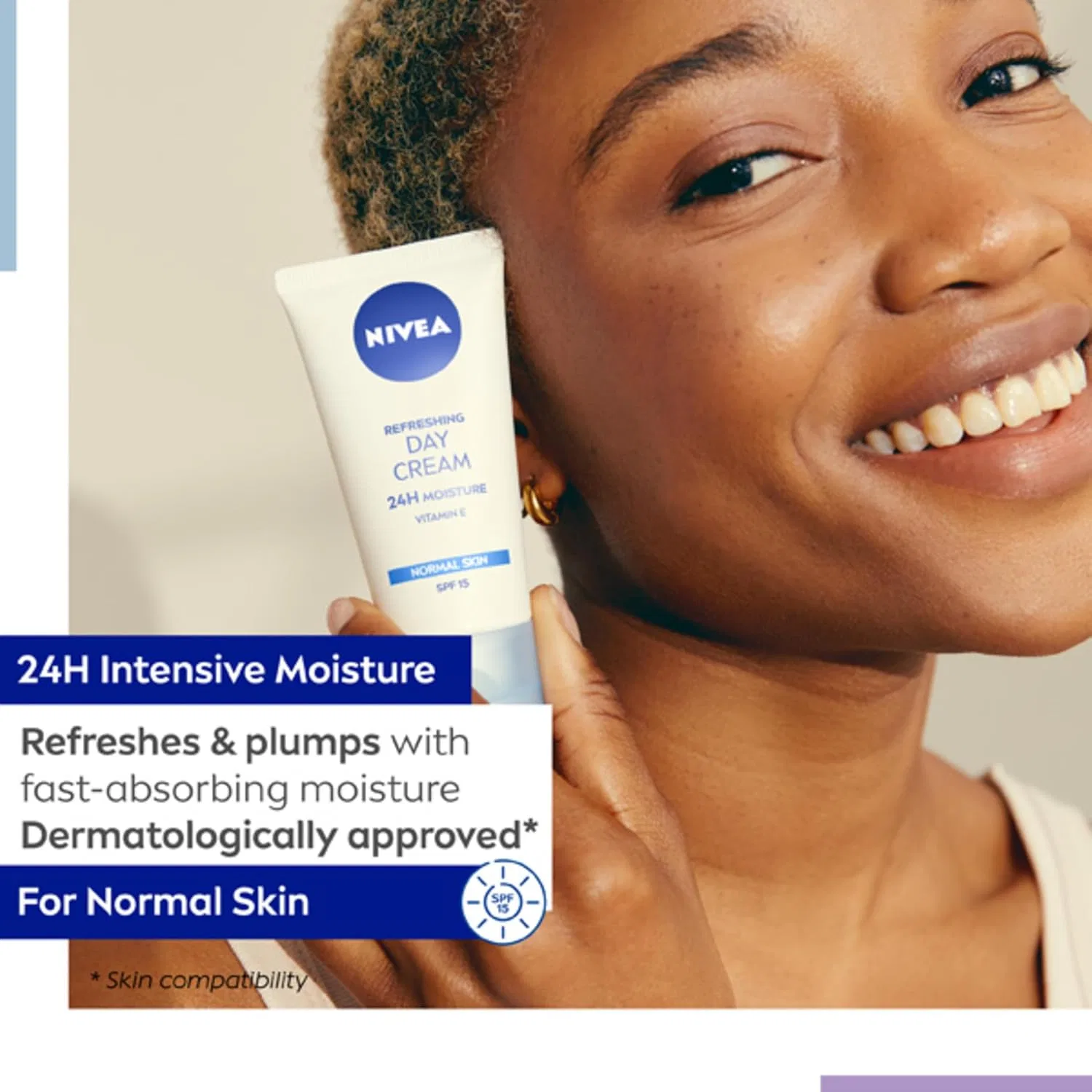 Крем для лица SPF NIVEA Дневной увлажняющий с витамином Е, от — фото 4