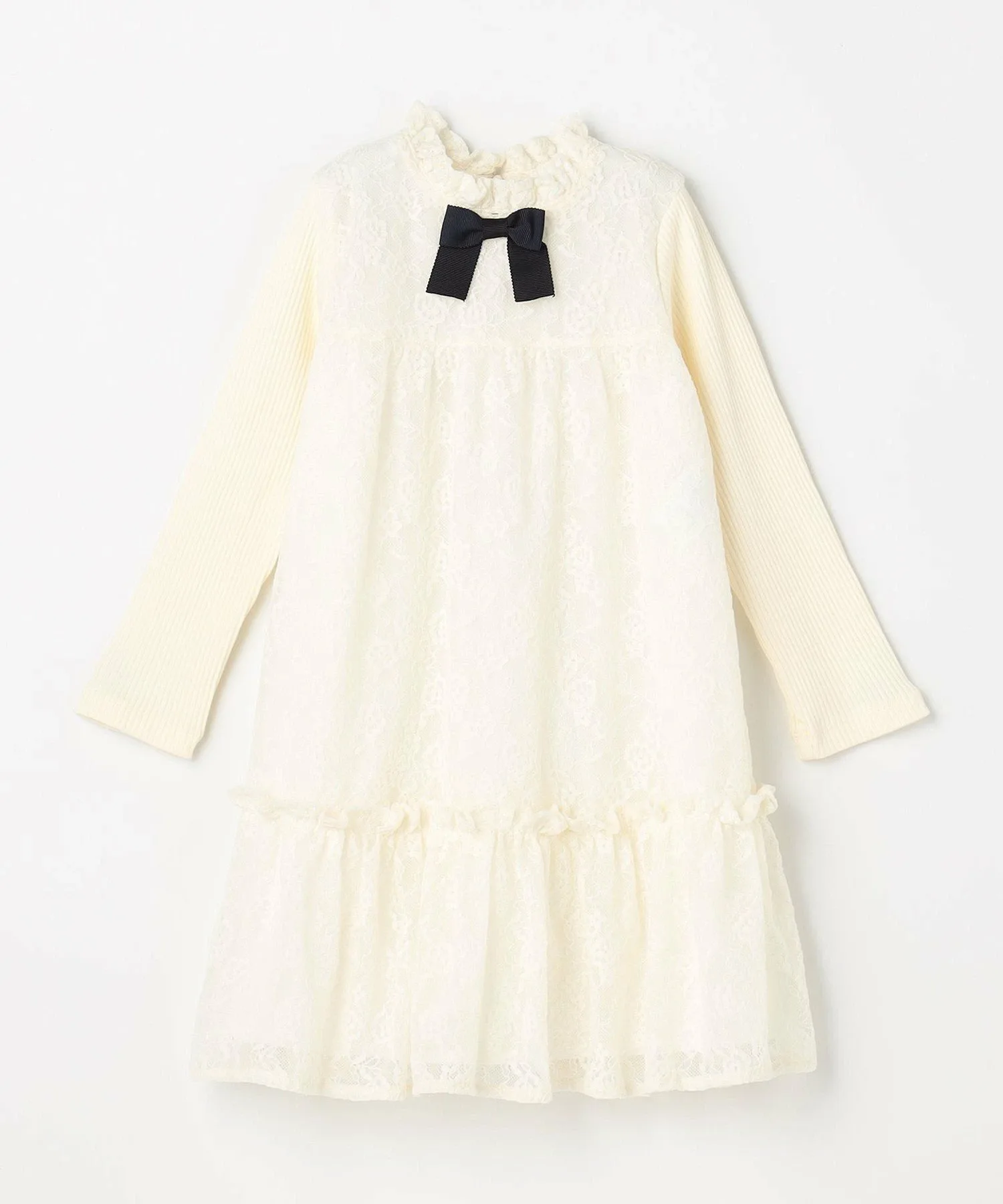 Снежное кружевное платье Suite Kids, цвет Off-White [002]